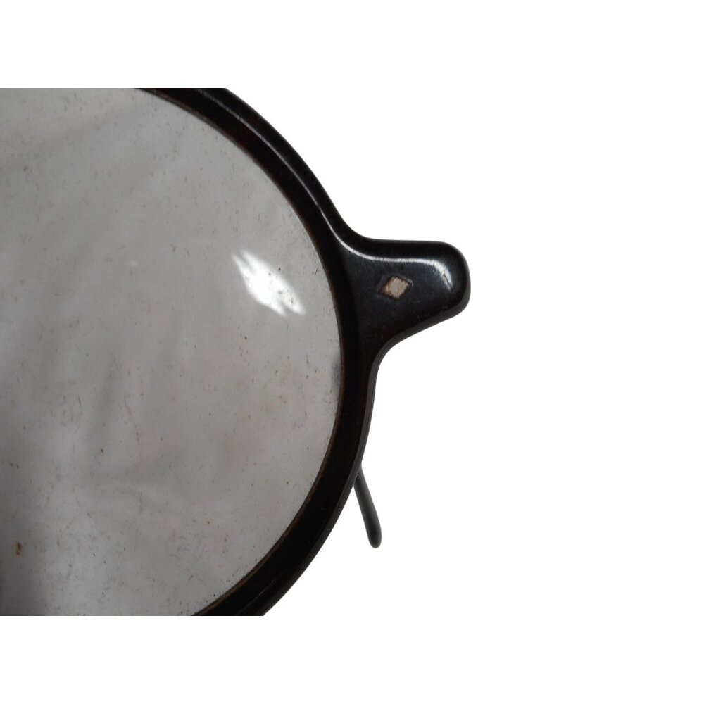 Vintage 1940s / 50s Mid Century Modern Round Art Deco Eyeglasses Glasses /Case - Picture 2 of 9